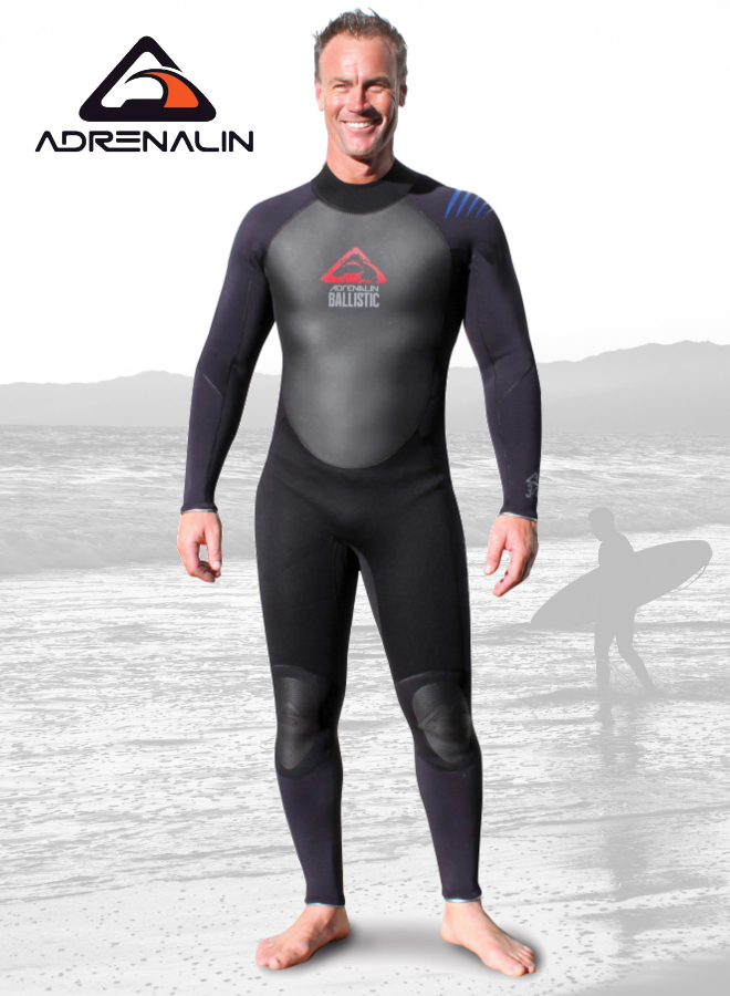 Adrenalin Ballistic Men's Steamer 5/4mm Winter Surf Wetsuit