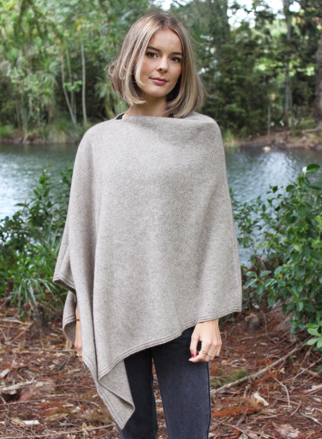 Possum & Merino Poncho