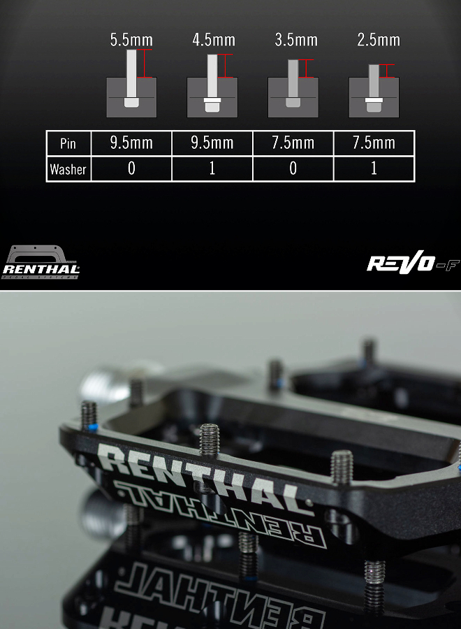 Renthal Revo F Pedals Pins